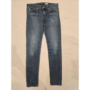 AG Adriano Goldschmied stretch skinny jeans: Women's 26 medium wash, cute!